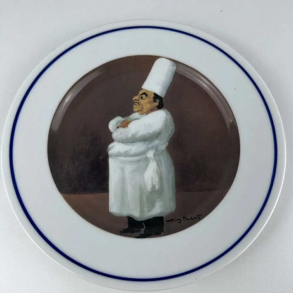 CHEF SERIES Salad Dessert Plate Williams Sonoma Guy Buffet “What’s Cooking”